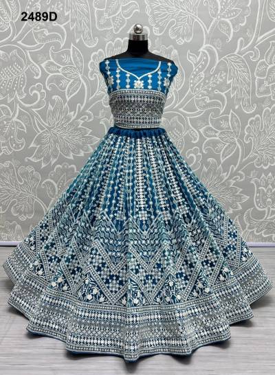 SERIES – 2489A TO 2489D BY ANJANI ART DESIGNER LEHENGA CHOLI MANUFACTURER IN INDIA